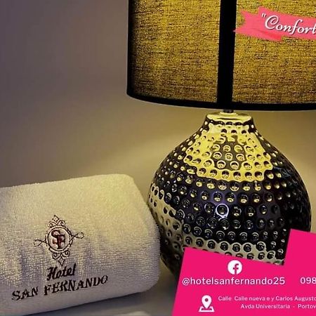 Hotel San Fernando Портовиехо Екстериор снимка